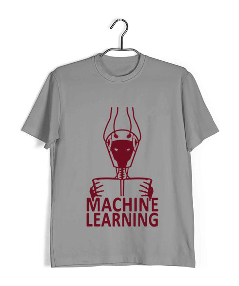 Computer Science Machine is Learning Engineering Casual Graphic Printed T-Shirt for Men